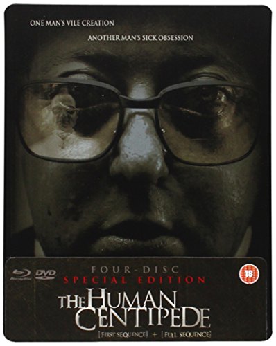 Price comparison product image The Human Centipede (First Sequence) + (Full Sequence) 4-disc Special Ltd Edition Dual Format (Blu-ray & DVD) SteelBook