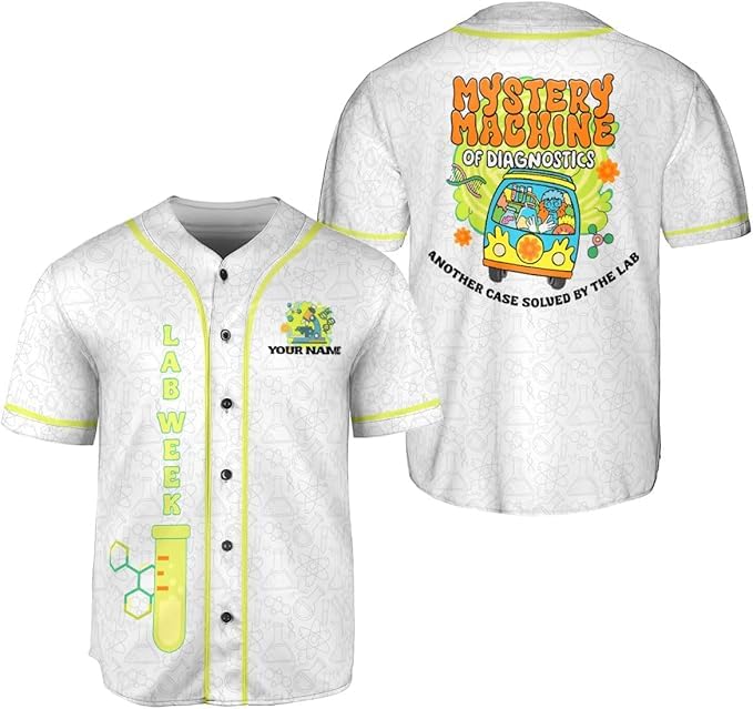 Personalized Lab Week 2025 Shirts, Custom Lab Week 2025 Baseball Jersey, Laboratory Technician Jersey for Lab Tech Team 5 Multicolor