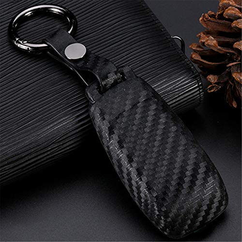 M.JVisun Soft Silicone Rubber Carbon Fiber Texture Cover Car Remote Key Fob Case For Mercedes-Benz 2019-2022 A Class C Class G Class 2017-2022 E Class 2018-2021 S Class Key - Image 3