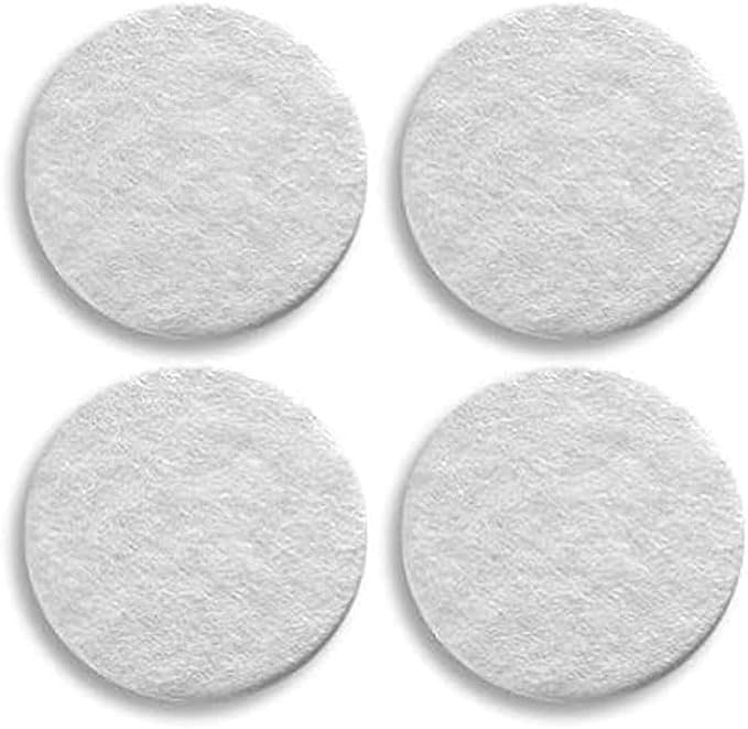 MR. DIY Crafts 16 Pcs, Silent Floor Protection Soft Felt EVA Foam Anti Slip Furniture Pads Single Sided Sticker Hot Melt Acrylic Die Cut Masking. (16, White, 4 x 4 cm)