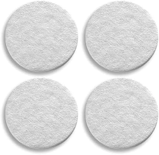 MR. DIY Crafts 8 Pcs, Silent Floor Protection Soft Felt EVA Foam Anti Slip Furniture Pads Single Sided Sticker Hot Melt Acrylic Die Cut Masking. (8, White, 4 x 4 cm)-image-49