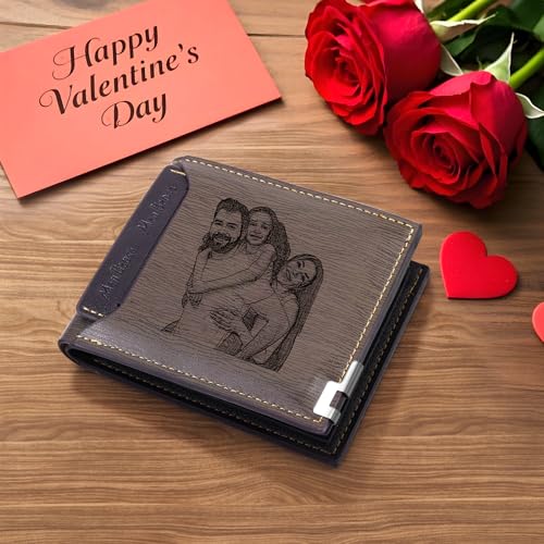 Personalized Mens Wallets - Custom Photo Wallets for Men - Fathers Day, Christmas, Birthday Gifts for Him4