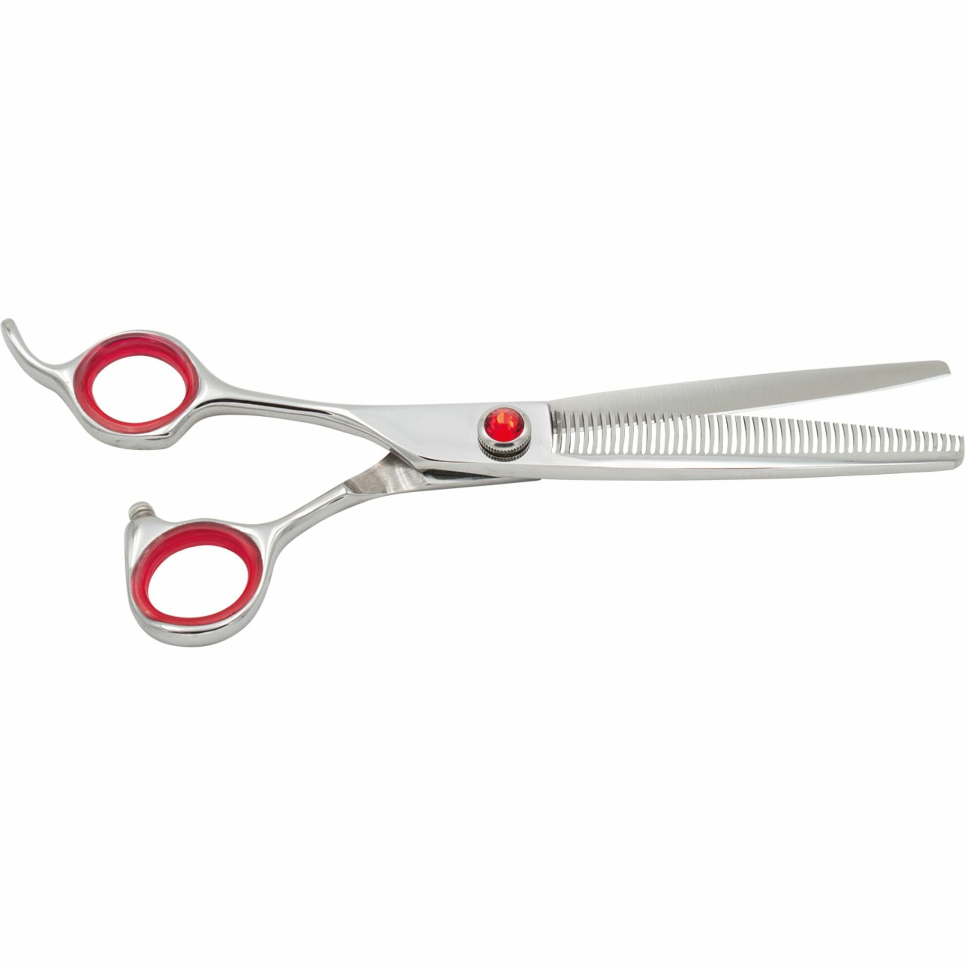 Phoenix Carmina Ciseaux de Toilettage pour Gauchers, 165 mm, 32 Dents, Acier Inoxydable 9CR