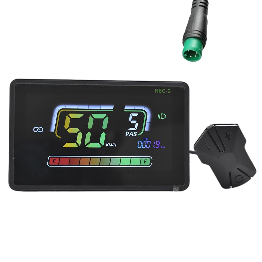 Compteur de Vitesse Bluetooth pour Vélo Électrique, Écran LCD, UART, 5 Broches