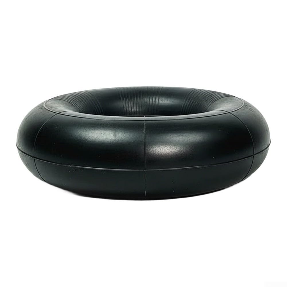 Pneumatico in gomma resistente 4.10/3.50-4 e camera d'aria rinforzata per tosaerba, carrelli da golf, carriole, 25,4 cm, diametro esterno nero, adatto per 4