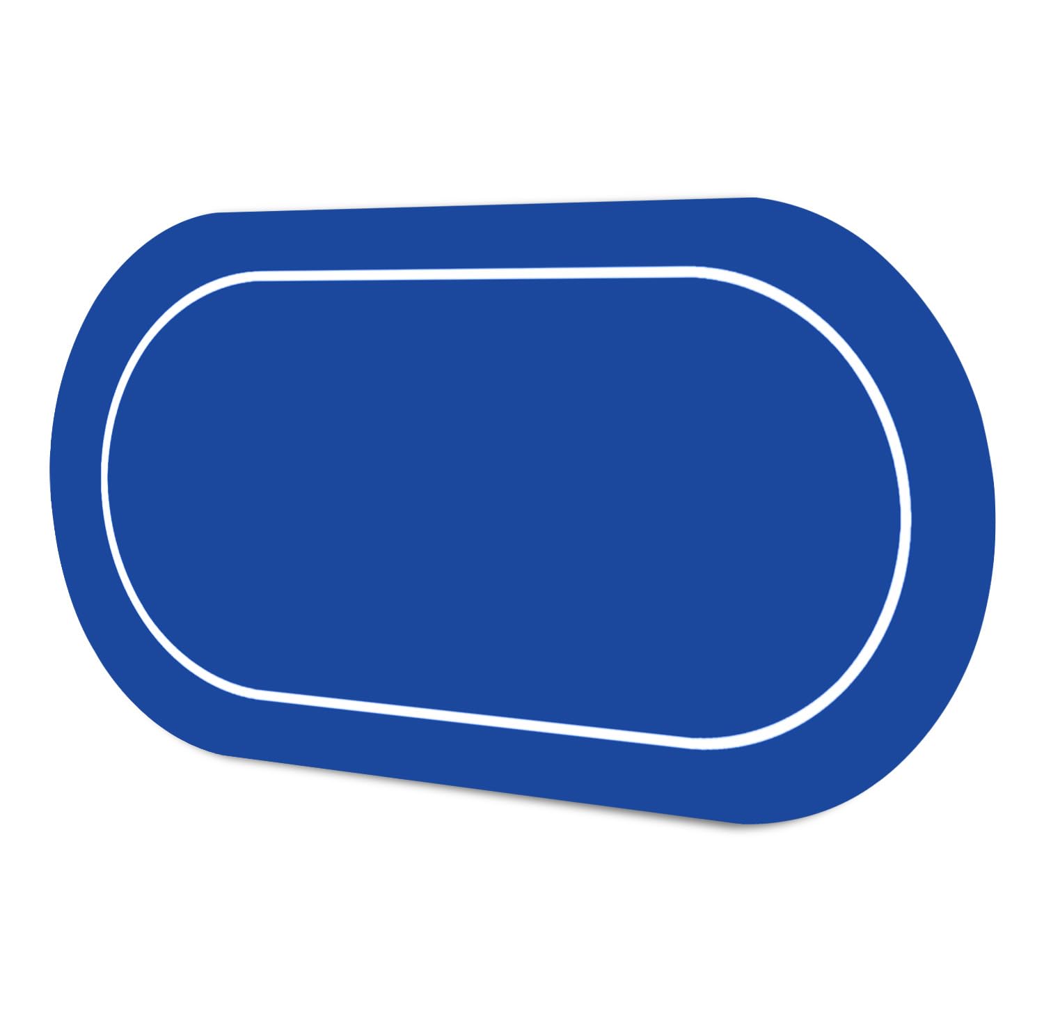 LaiEr Tapete de Póquer multijugador Tapete de Goma de Texas póquer tapete de póquer Plegable Almohadilla de Mesa de póquer portátil póquer Juego de póquer Blackjack (180*90*0.2cm,Blue)