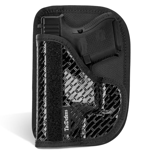 TacDefens Pocket Holster Fits G26/27/33, Ambidextrous Compatible with G26 Holster, Concealed Carry,