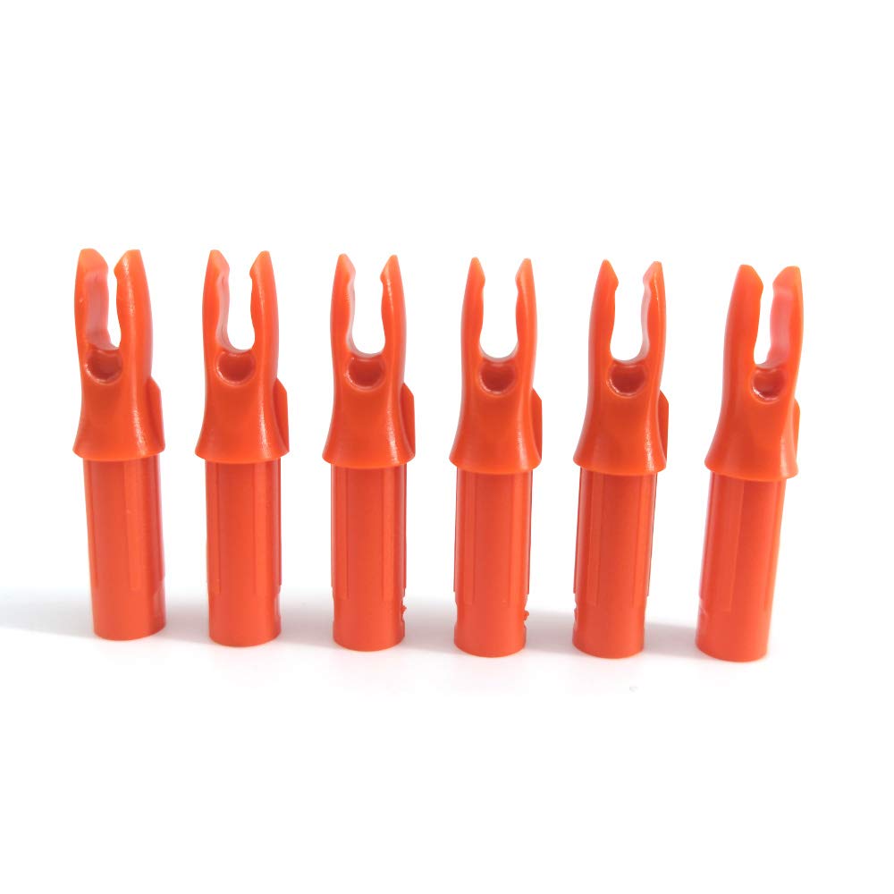 50pcs tir à l'arc Encoches de Flèche insérer flèche nocks en Plastique flèche queues pour ID 6.2mm flèche Arbre