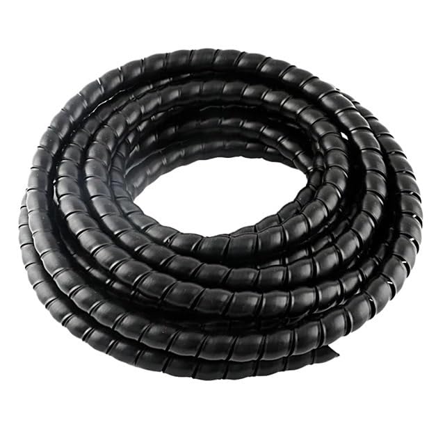 Manga de Cable envolvente en espiral, rollo de 5m, conducto de telar de cables de PP de identificación de 8-50mm, organizador de cables y Protector for arnés de cableado(ID35mm)