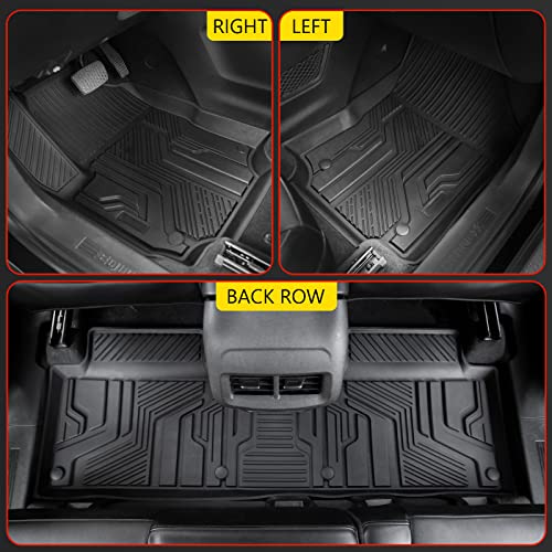 Powoq Fit 2018-2023 Chevrolet Equinox Gmc Terrain Cargo Mat Tpe Material Floor Mat Backrest Mat For 2018-2023 Chevrolet Equinox Gmc Terrain Accessories (Rear Trunk Mat + Backrest Mats + Floor Mats) #TOP2