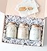Jarful House Bath Salt Gift Set – Lavender, Rose & Herbal Spa Soaks – Epsom & Dead Sea Salt – Relaxing Aromatherapy Self Care Gift for Women – 3 x 6.5 oz with Muslin Bags & Scoop