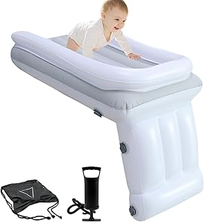 Cama de avião infantil | Cama de avião inflável para viagem de criança, cama de avião para viagem de bebê,Colchão inflável portátil para avião, carro, trem, cama de viagem dobrável para mãos Aferzov