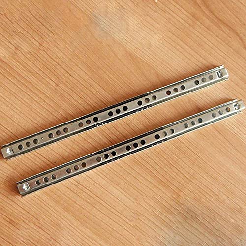 Glissière de tiroir bloqué ? Solution rail à billes 17mm en acier 406mm