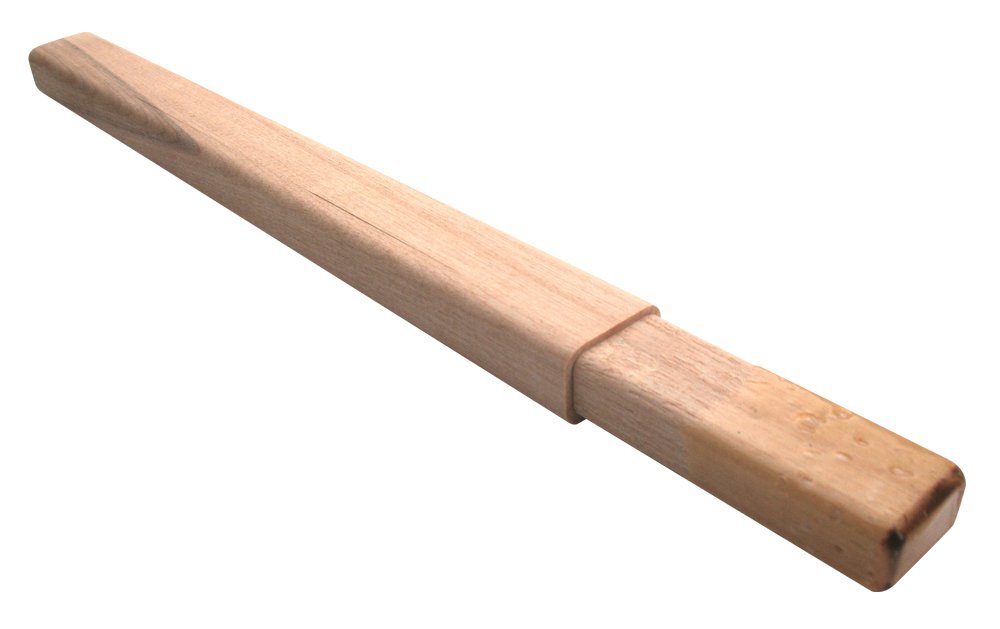 A&R Hockey Stick Wooden Butt End Round Solid Wood Extension For Composite Stick, Wood Butt End - Junior 12