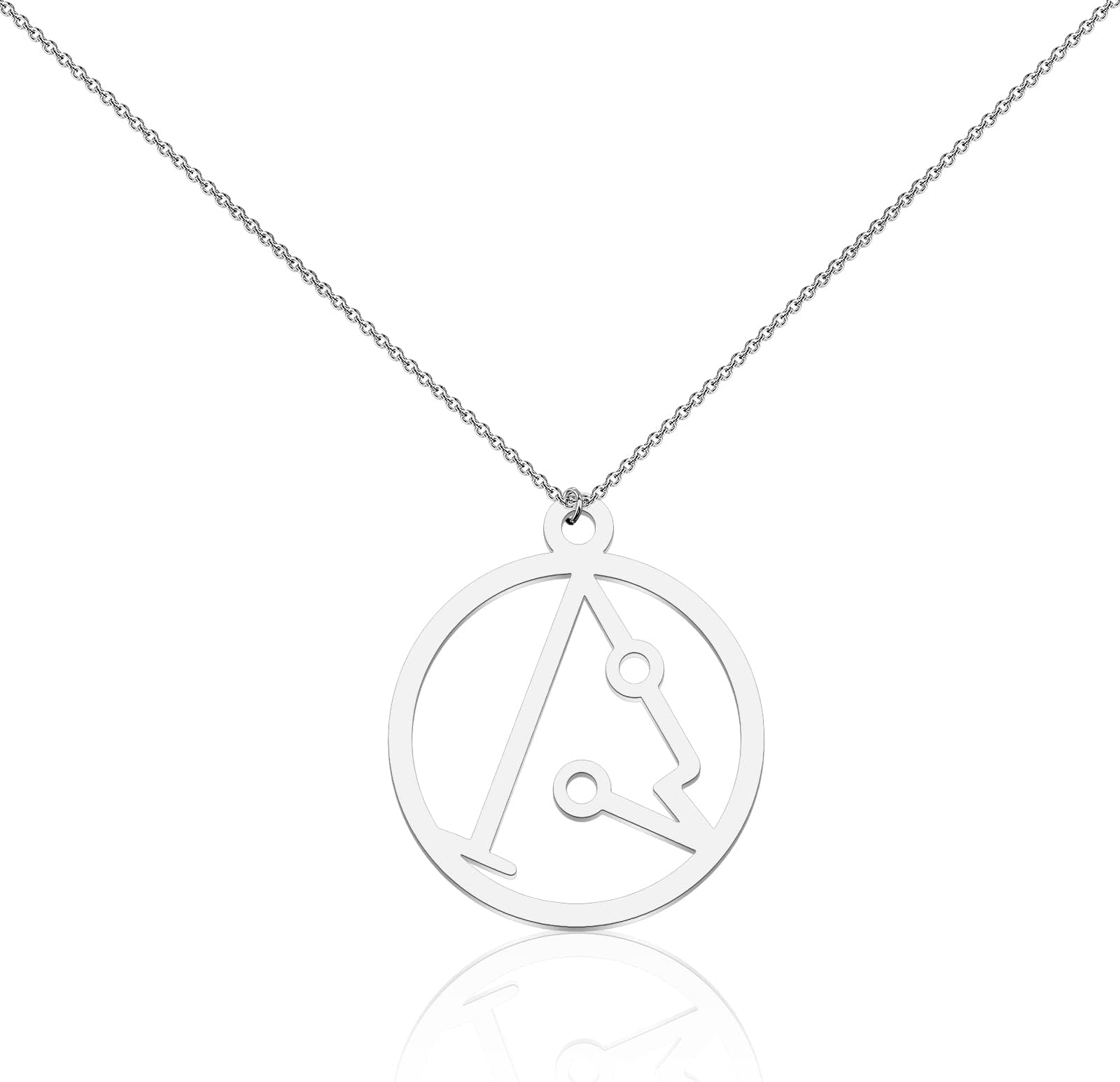 KEYCHINKEYCHIN Angel Metatron Necklace Sigil of Archangel Jewelry Arch Angel Metatron Necklace For Women Girls