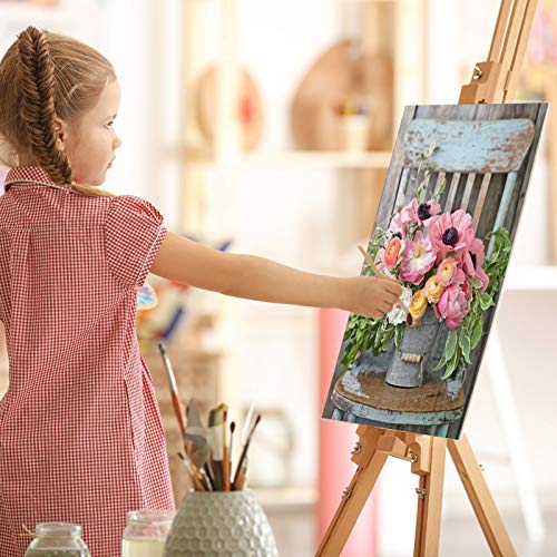 Heyu-Lotus DIY Malen nach Zahlen Kits, Rose Flowers Leinwand Ölgemälde Kit für Erwachsene Kinder Anfänger DIY Arts Craft… – Bild 7