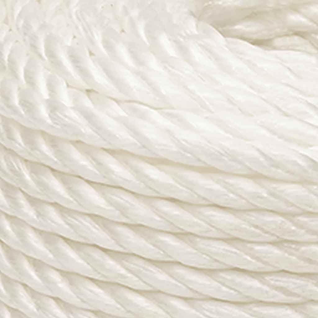Generisch Bodenarbeitsseil Pferd, Survival Ausrüstung,Wear-Resistant and Weatherproof, Easy to Handle, Ideal for Use Around The House, in The Garden, and in The Workshop, (Weiß, 16 mm, 100 m)