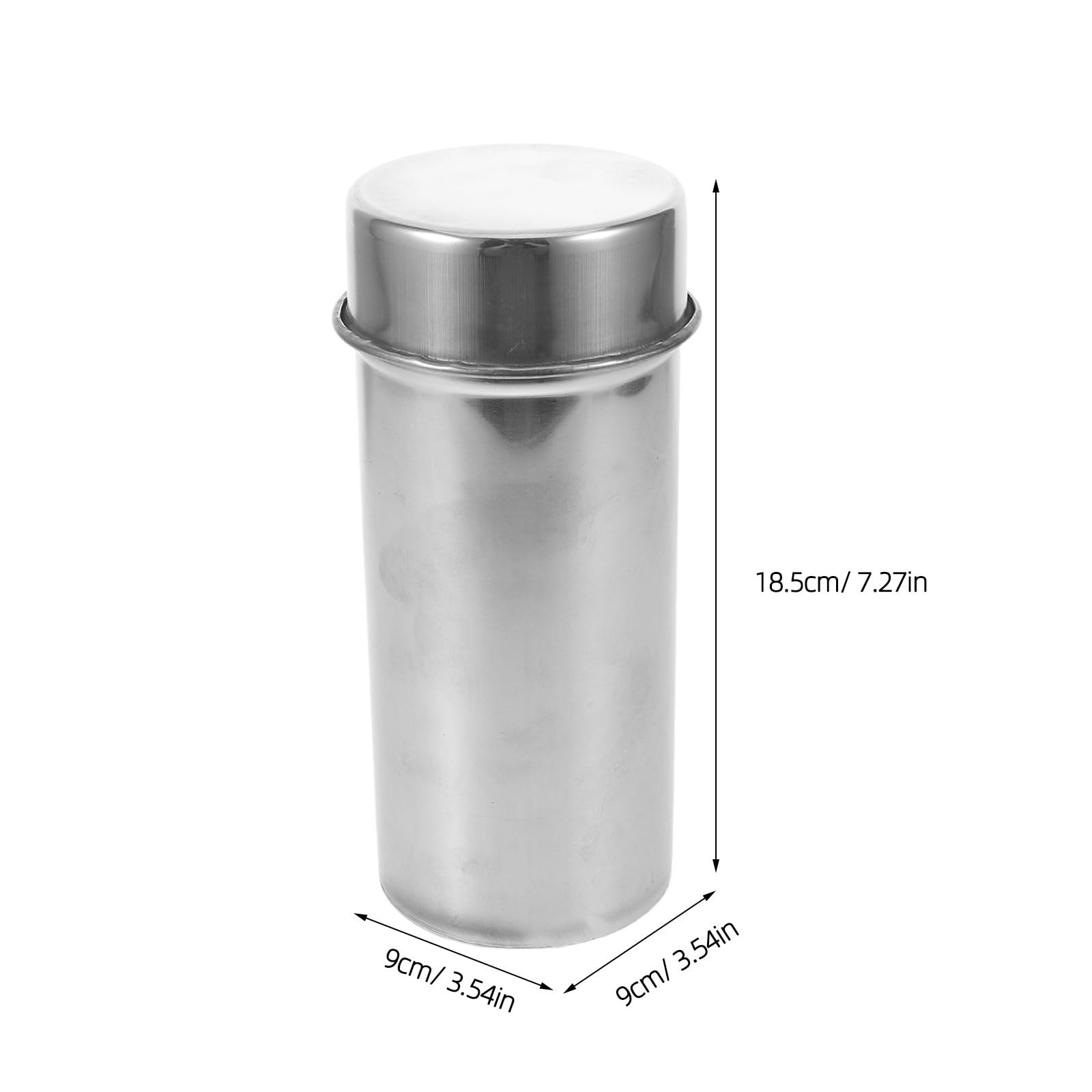 Alipis Barattolo per : contenitore per da laboratorio - contenitore in acciaio inossidabile con coperchio per piastre di coltura da 60 mm delle piastre Petri
