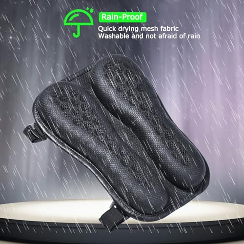 Cojín de gel para motocicleta universal transpirable 3D plegable 5