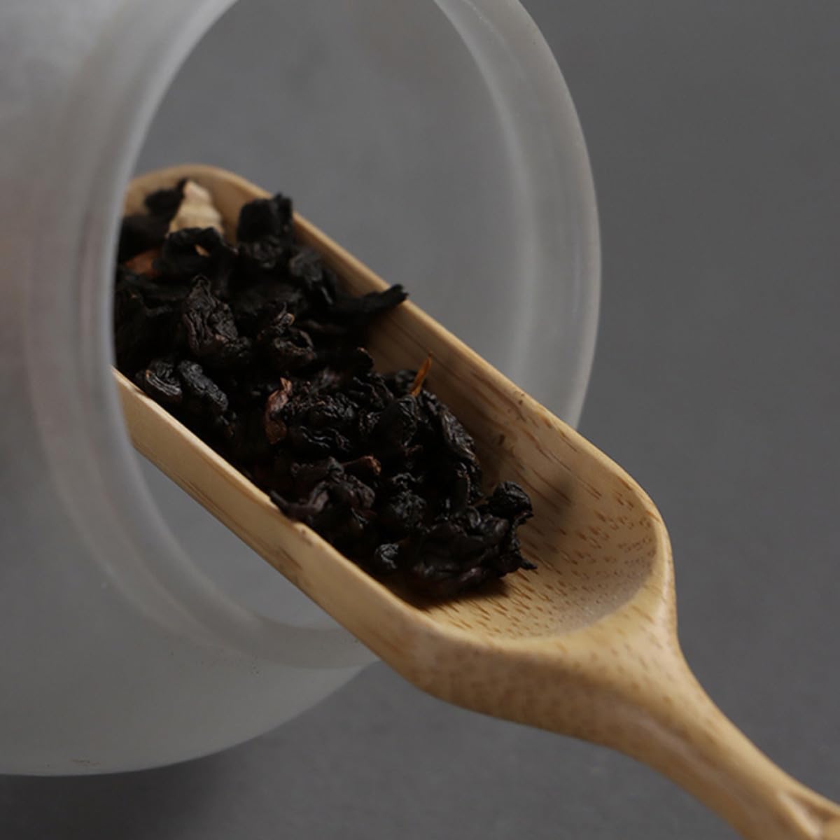 Handmade Tea Scoop Carved Simple Shape Smooth Surface Tea Spoon Salt Flour Home