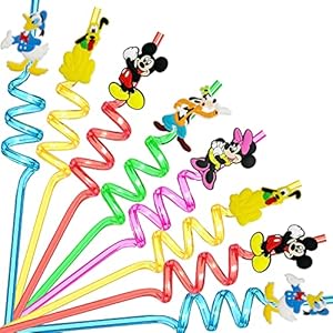 25pcs Mouse Straws Mouse Party Supp...