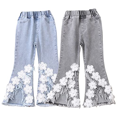 Girl's Y2k Star Denim Jeans Straight Leg Loose Jeans Denim Pants Streetwear Baggy Jeans for Girls