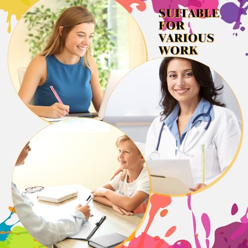 150 Pack Multicolor Ballpoint Pens 0.7mm, 4-in-1 Retractable Multicoloured Ballpoint Pen, Colored Ballpoint Pens Bulk for Party Favors Gifts Office Supplies Note (Black, Red, Blue, Green)