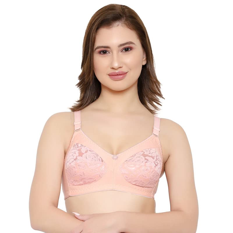Image of Women Net Non-Padded Wire Free Regular Bra