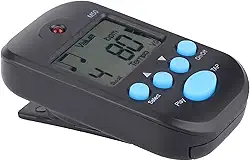 RiToEasysports Mini LCD Digital M50 Metronome Beat Tempo Portátil: Ideal para Guitarristas, Bateristas e Pianistas - Black