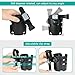 Accmor Stroller Cup Holder with Adjustable Strap, 360 Degree Rotatable Universal Cup Holder for Uppababy, Nuna, Doona Stroller, Drinks Holder for Wheelchair, Walker, Rollator