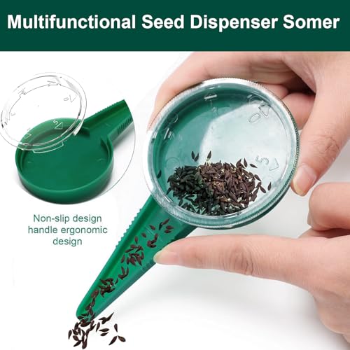 Dispensador de semillas mano set 4 piezas miniatura 7