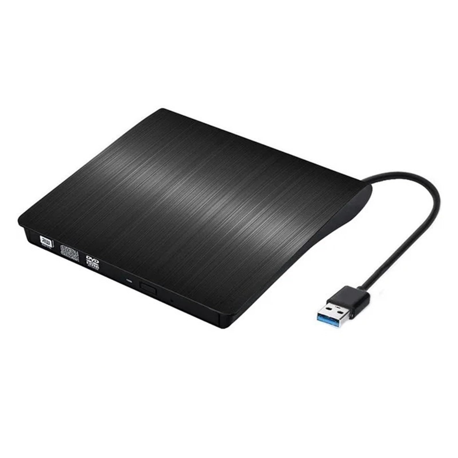 Lecteur DVD externe pour PC portable USB 3.0 noir avec graveur CD-RW