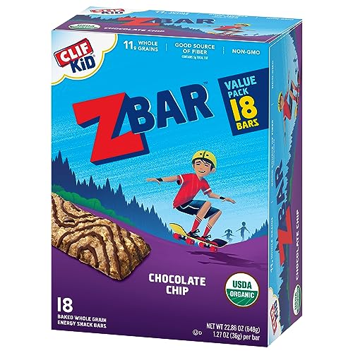 Clif Kid Zbar 1195025 Chocolate Chip - Soft Baked Whole Grain Snack Bars - Usda Organic thumb #10