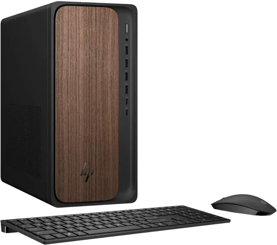 HP OmniDesk M03 2025 Desktop, 20-Core Intel Core Ultra 7 265 Air, Intel Graphics, 64GB DDR5 2TB M.2 SSD, DP, WiFi, Bluetooth 5.2, Win11 Home