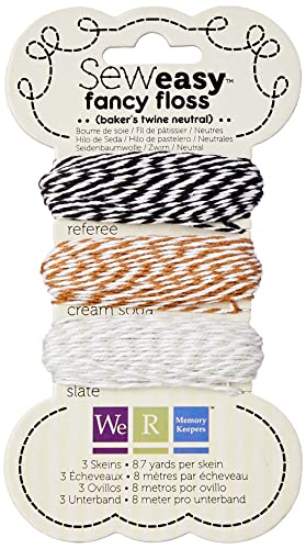 Fancy Floss We R Memory Keepers pastelero Neutrals material costura scrapbooking manualidades 2