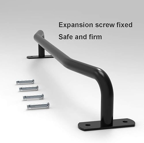 Miniatura 4 de Barra horizontal montada en la pared, acero integrado, apto para equipos de fitness en interiores instalados en la puerta, carga segura 661.4 lbs