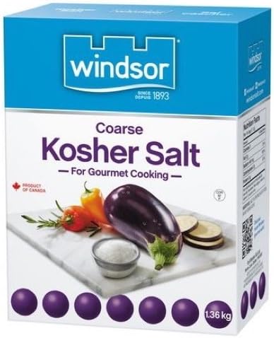 WINDSOR COARSE KOSHER SALT
1.36KG