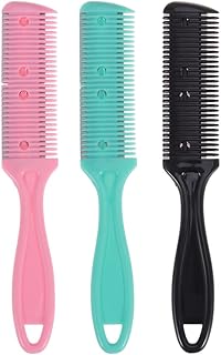 minkissy Pente de barbeador de cabelo pente aparador de cabelo pente de cabelo pente de barbear duplo ferramentas de corte 3 peças 1 x preto 1 * 1 * pente de cabelo azul pente de cabelo pente de cabelo pente de cabelo pente de cabelo pente de cabelo pente de cabelo pente de cabelo