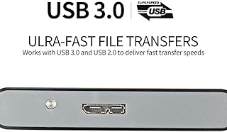 CALANDIS® 2.5Inch Ultra Thin Usb3.0 Portable External Hard Drive Storage-Black 2T