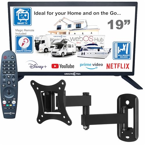 Unispectra ® 16 inch Smart TV webOS Full HD Freeview & SAT Tuner 3x HDMI 2x USB Magic Remote. 12V TV for Motorhomes Campervans Caravans Trucks Vans Boats product thumbnail 10