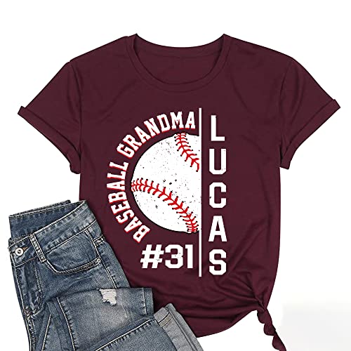 Personalized Mom Shirt - Baseball Mom Gifts for Women2