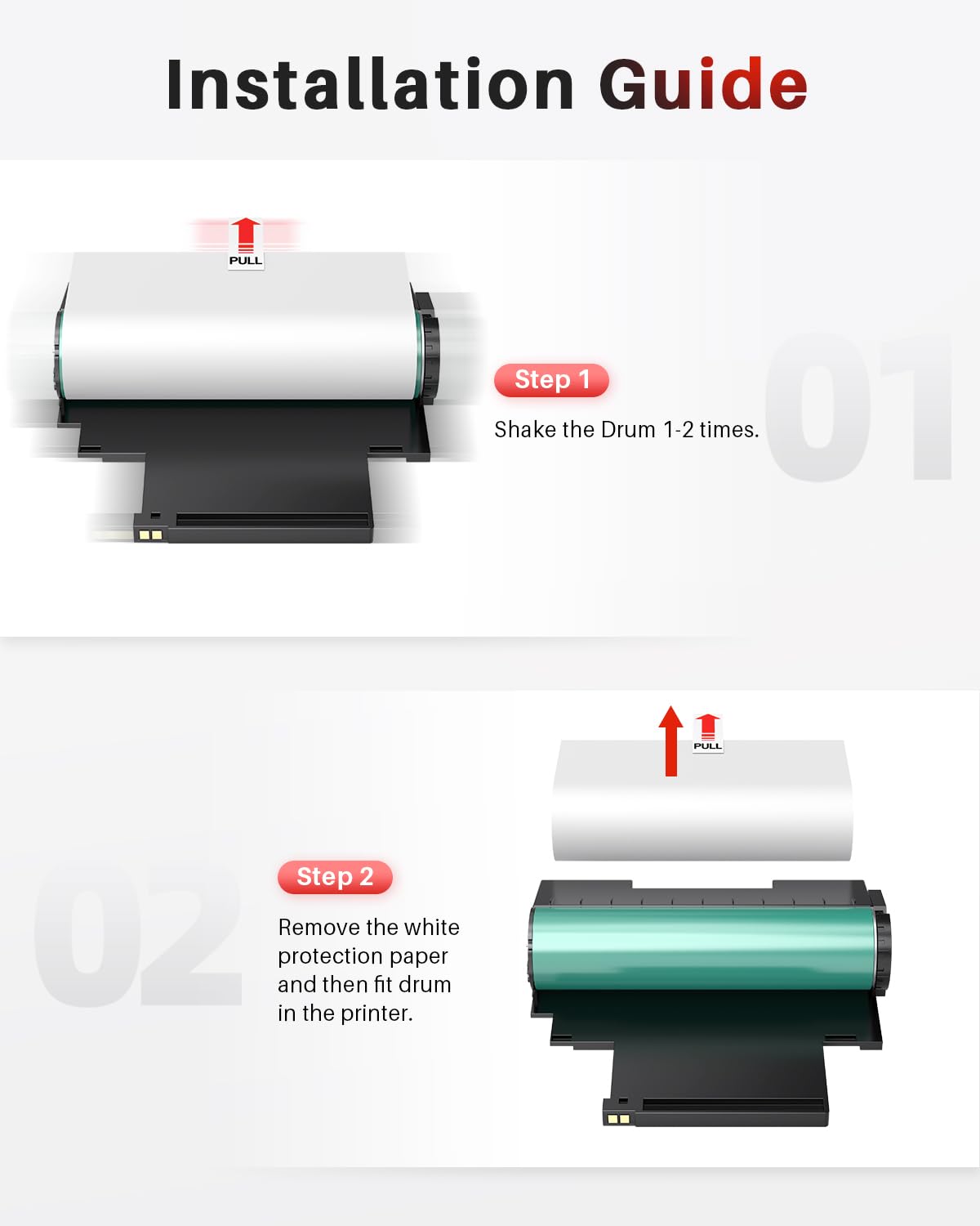 Trommel kompatibel für HP W1120A 120A Bildtrommel für HP Color Laser MFP 179fnw 178nw 150nw 150a MFP 178nwg 179fwg Laser Printer (1Pack)