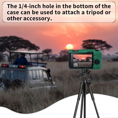 Funda Protectora de Silicona para Sony ZV-E10 II Verde miniatura 5