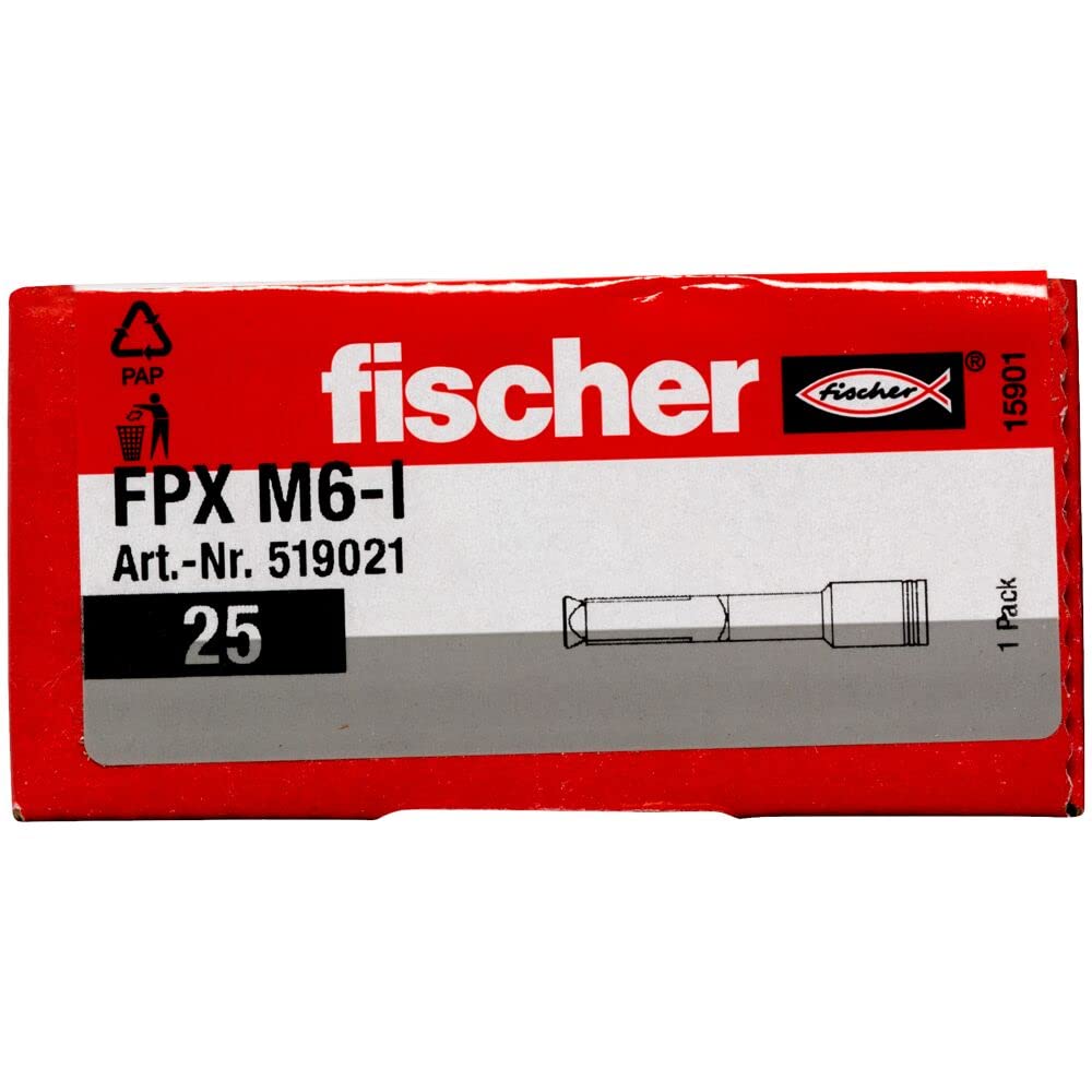 Tassello acciaio FPX M6 - I per calcestruzzo cellulare (25 Pz.)