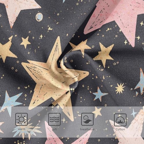 Wusikd Stars Girls' Underwear Cotton Girls Briefs Soft Toddler Underwear 2T3