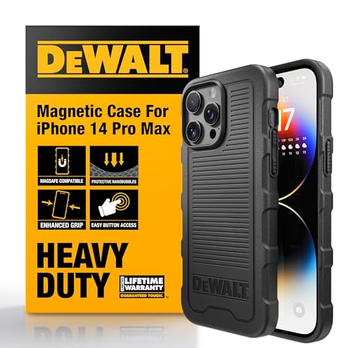 Coque MagSafe DEWALT iPhone 14 Pro Max pour chantier