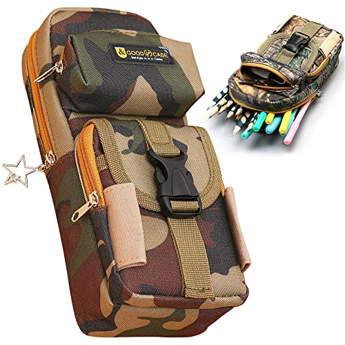 Estuche Escolar Estuche de Lápices - Gran Capacidad Bolsa de Lápiz Estuche Organizador para Material Papelería para Niñas Niños Adolescentes Estudiantes Adultos (Camuflaje de la ciudad) Cover