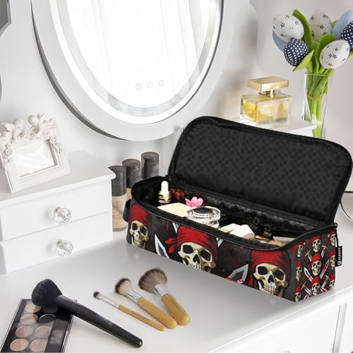 Estuche de viaje 2-en-1 para plancha rizadora con tapete resistente al calor removible y organizador para planchas, rizadores y secadores miniatura 7