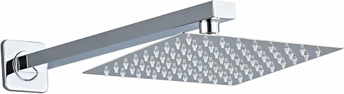 40CM Rectangular Shower Arm and 20CM Square Shower Head Set