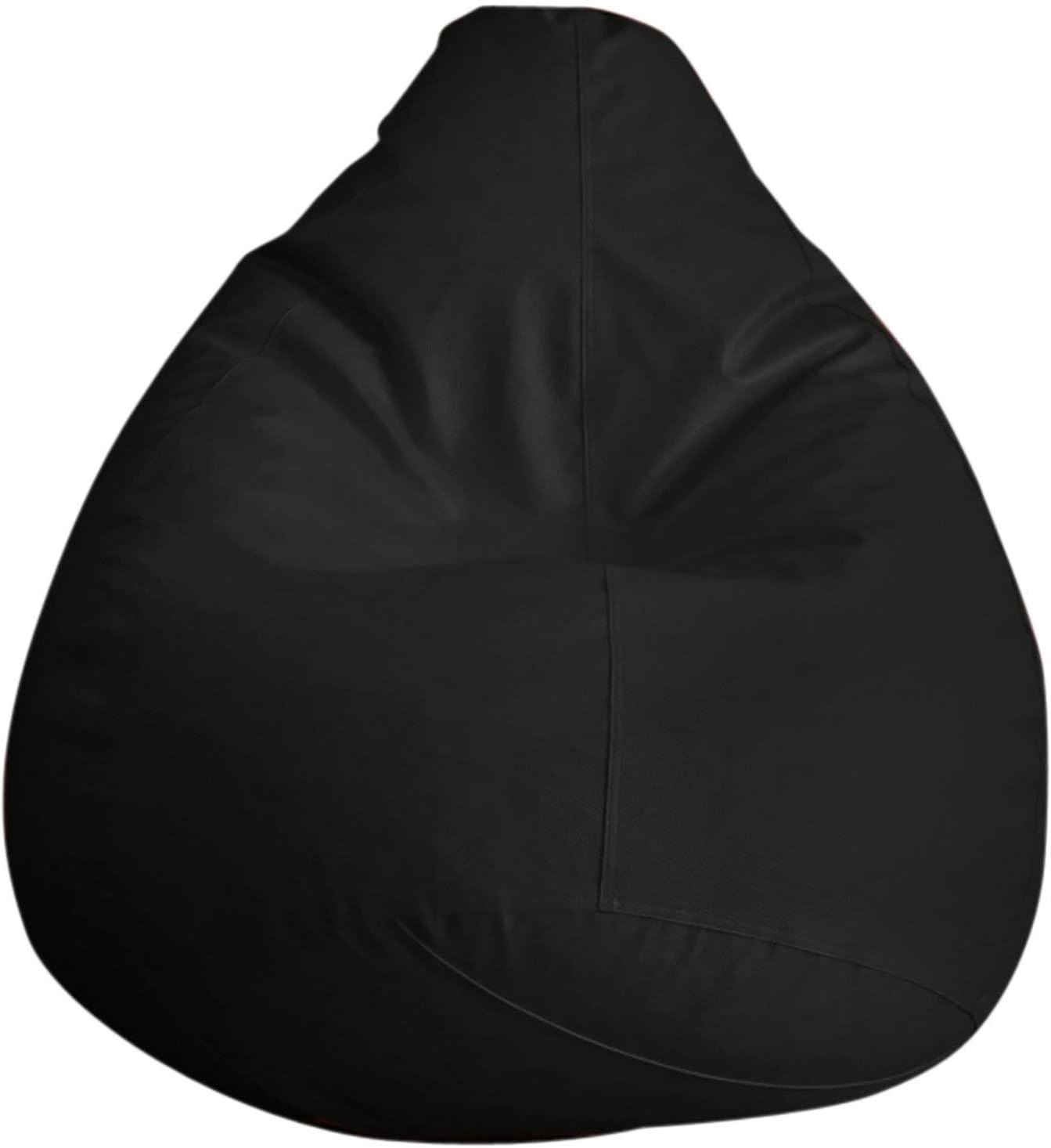 Cozy Signature Bean Bag Cover Without Bean Black PU Leather